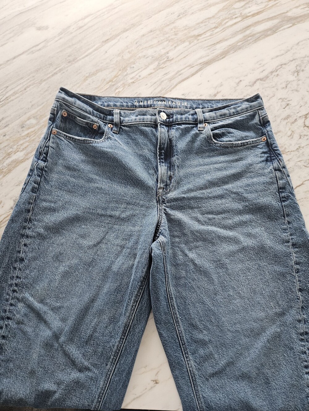 American Eagle Stretch Barrel Jeans - Picture 3 of 5